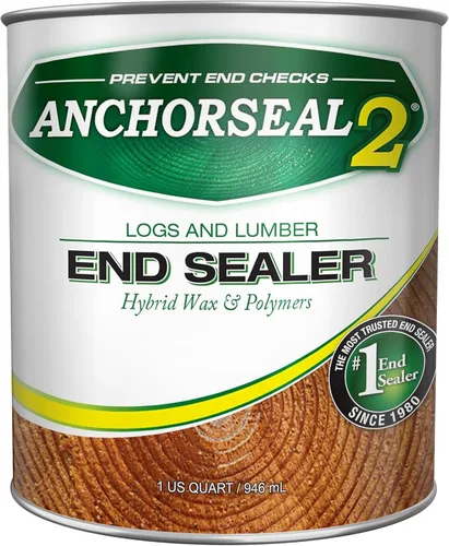 Miniatura 8 de ANCHORSEAL 2 Sellador para extremos de troncos y maderos - Previene hasta el 90% de las grietas en las testas (hendiduras por secado)