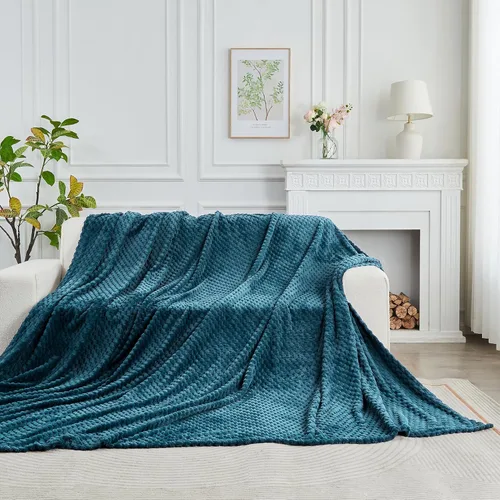 Miniatura 28 de FY FIBER HOUSE Manta de Vellón para Sofá 300GMS Súper Suave de Felpa Difusa Mantas y Cobijas para Sofá Cama Oficina, 40x50 Pulgadas, Beige
