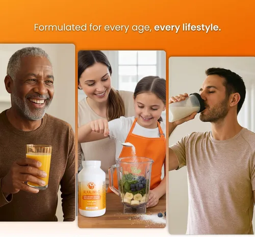 Miniatura 7 de Polvo de vitamina C alcalini-C, potente polvo de vitamina C de L-ascorbato natural, sin maíz sin OMG, vitamina C tamponada para una mayor absorción