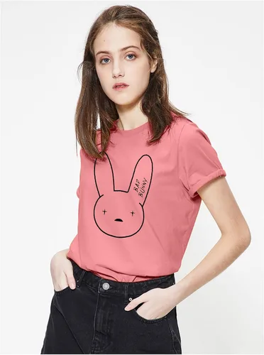 Miniatura 2 de DUTUT Camiseta Bad Bunny para mujer, divertida camiseta gráfica de conejo, camiseta de Pascua cristiana inspiradora de verano