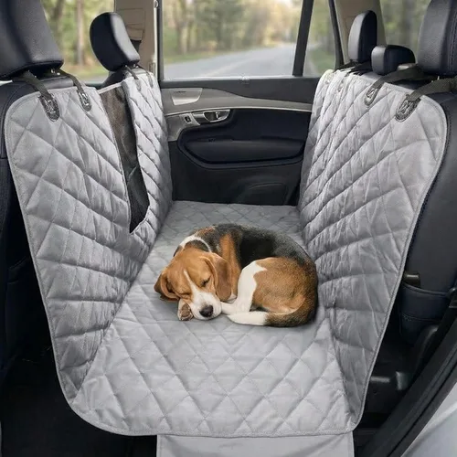 Miniatura 10 de 4Knines Funda de hamaca para suelo de perro para camiones de cabina con asientos plegables, impermeable, antideslizante, para perros, protege