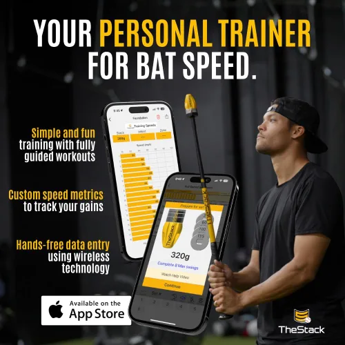 Miniatura 3 de TheStack Entrenamiento de velocidad de swing de béisbol, sistema de aplicación inteligente para aumentar la velocidad del bate, la potencia