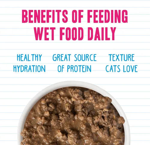 Miniatura 6 de Weruva BFF - Alimento húmedo natural picado para gatos, paquete variado de Batch O Besties, lata de 5.5 onzas, paquete de 8
