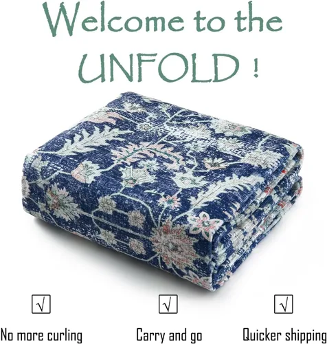 Miniatura 7 de COZYLOOM Alfombra vintage de 2 x 6 pies, estilo oriental con estampado floral, envejecida, estética, bohemia, de felpilla, para entrada, pasillo