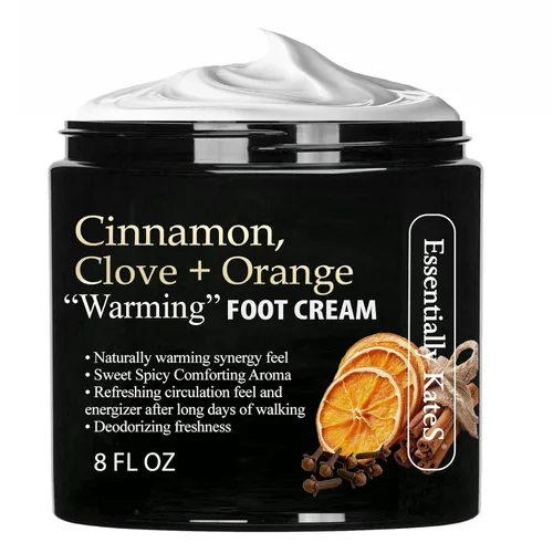 Miniatura 6 de Essentially KateS Crema para pies con aceite de incienso, 8 onzas líquidas, combate el dolor y la rigidez en pies cansados, para la plantilla