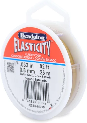 Miniatura 19 de Beadalon Elasticity - Cordón elástico (0,8 mm, 5 m), transparente