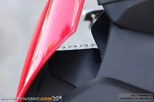 Miniatura 4 de Railside Performance Compatible con R1 YZF-R1 2015-2025 R1M R1S 2015-2018 In Vent LED Señales de giro traseras