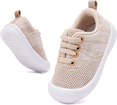 Miniatura 137 de BMCiTYBM Zapatos de bebé para niños y niñas, zapatos para caminar para niños pequeños, zapatos ligeros antideslizantes para 6, 9, 12, 18, 24 meses