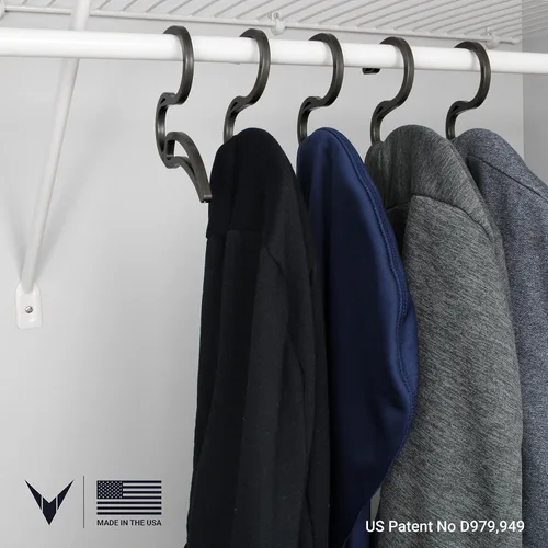 Miniatura 2 de Perchas con capucha Perchas hechas para sudaderas Perchas de plástico para ropa Percha con capucha Organización de clóset Artículos