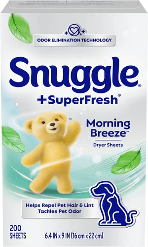 Miniatura 6 de Snuggle Plus SuperFresh - Hojas para secadora suavizantes de tela con control estático y tecnología de eliminación de olores, original, 200