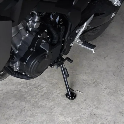 Miniatura 3 de Soporte de extensión lateral para motocicleta, placa de soporte ampliada para Yamaha Mt 09 MT-09 MT09 SP 2021 (color : titanio)