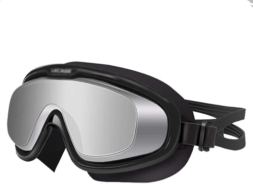 Myopia - Gafas de natación antivaho sin fugas, marco grande, protección UV 100%