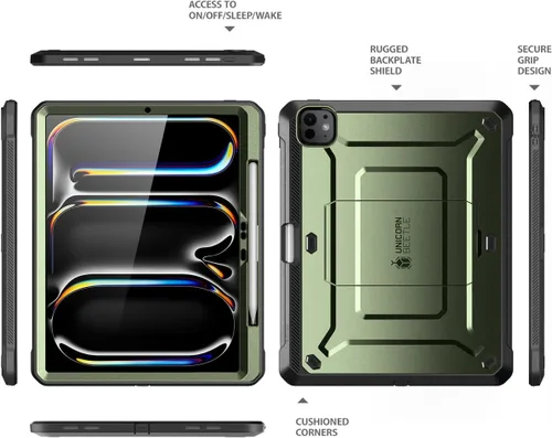 Miniatura 7 de SUPCASE Funda para iPad Pro de 13 pulgadas M5/M4 (2025/2024) con soporte para lápiz (Unicorn Beetle Pro)