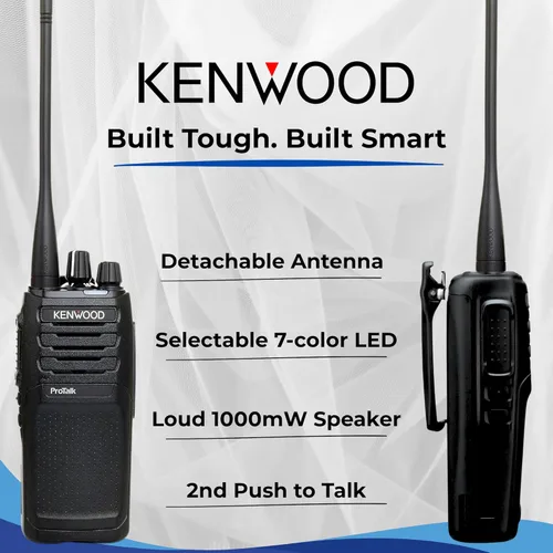 Miniatura 4 de KENWOOD ProTalk NX-P1202AVK - Radio de negocios - 2 W VHF, analógico a digital actualizable a NXDN/DMR Digital, 64 canales, batería de 19.5 horas
