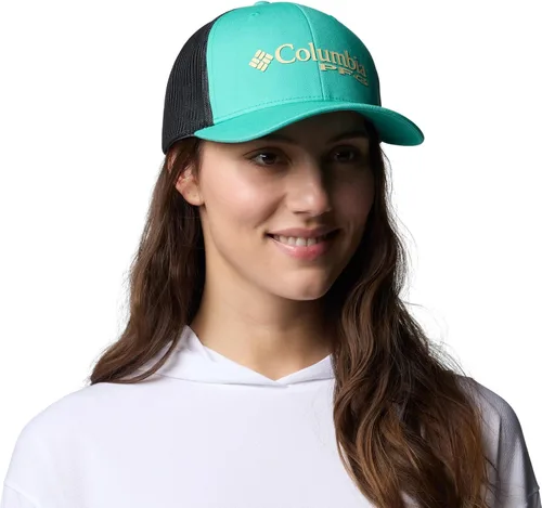 Miniatura 837 de Columbia - Gorra de malla con bandera con árboles unisex para adultos, corona alta