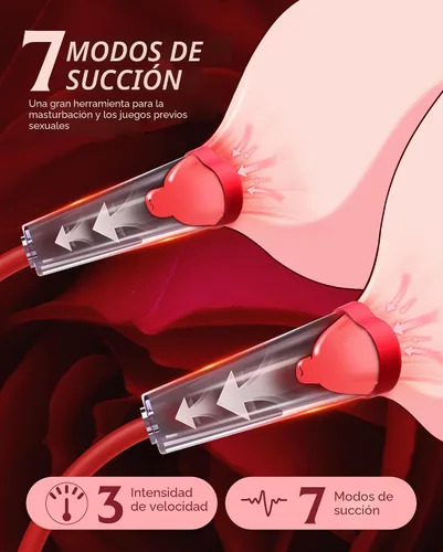 Miniatura 3 de Bomba de Coño Juguetes Sexuales para Adultos - Kit de Juguetes BDSM Succionadores de Pezones Bomba Sexual Vaginal de Vacío Eléctrica con 3 Niveles