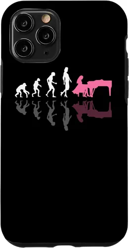 Miniatura 26 de iPhone 13 Pro Evolution of Women Piano Músico Retro Vintage Pianist Case