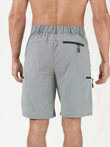 Miniatura 2 de Suwangi Pantalones cortos de senderismo para hombre, de secado rápido, atléticos, cortos, viajes, pesca, golf, tácticos, para hombres con múltiples