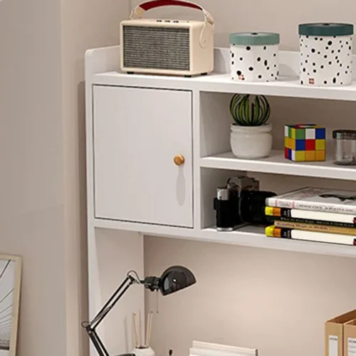 Miniatura 5 de Escritorio de escritura para niños, escritorio de oficina de madera contemporáneo, mesa de estudio resistente para oficina en casa, mesa de trabajo