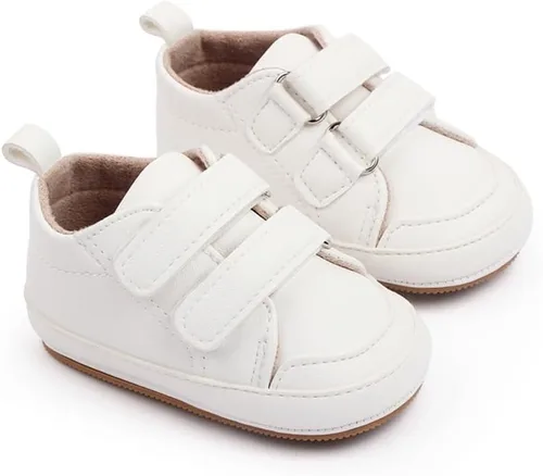 Miniatura 3 de Zapatos de bebé para niñas y niños, BEIDI, suela antideslizante suave, recién nacidos, primeros caminantes, caña alta, lona, mezclilla, unisex