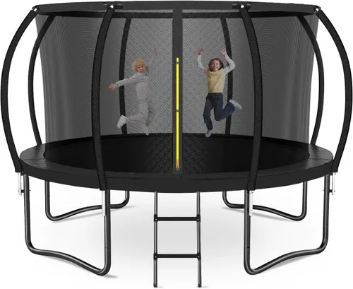 Miniatura 13 de Zevemomo - Trampolines de 8.0 pies, 10.0 pies, 12.0 pies, 14.0 pies, 16.0 pies, para exteriores, trampolines para niños y adultos, trampolines