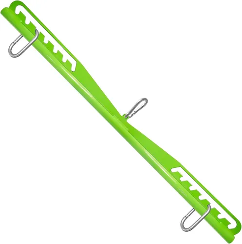 Miniatura 12 de Yes4All Neutral Paddle Grip LAT Pull Down Bar, Range of Motion Spreader Handle Cable Attachments Barra de presión hacia abajo de 27 pulgadas