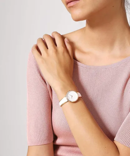 Miniatura 6 de Calvin Klein Reloj para mujer con correa de acero inoxidable K4E2N616 blanco talla única K4E2N616-AMZUK Blanco talla única K4E2N616-AMZUK