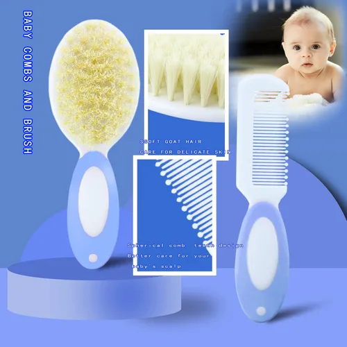 Miniatura 4 de Kit de cuidado del bebé, kit de aseo para bebés, artículos esenciales 10 en 1 para recién nacidos, cortaúñas para bebés, cepillo para bebés, peine