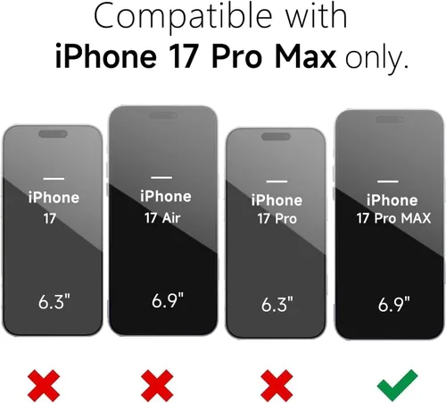 Miniatura 2 de oakxco Funda de silicona Mag Safe para iPhone 17 Pro Max, funda magnética delgada y fina compatible con carga inalámbrica MagSafe, bonita funda Negro