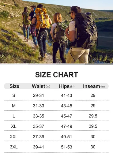 Miniatura 6 de Pudolla Men's Hiking Pants Waterproof Travel Cargo Pants with 7 Pockets Stretch for Golf Fishing Climbing