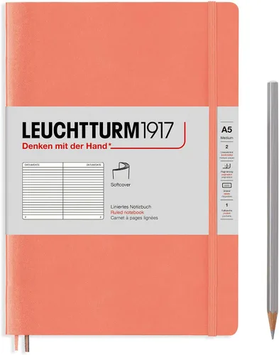Miniatura 17 de LEUCHTTURM1917 - Cuaderno de tapa blanda mediano A5 - 123 páginas numeradas para escritura y diario (Verde bosque, liso)