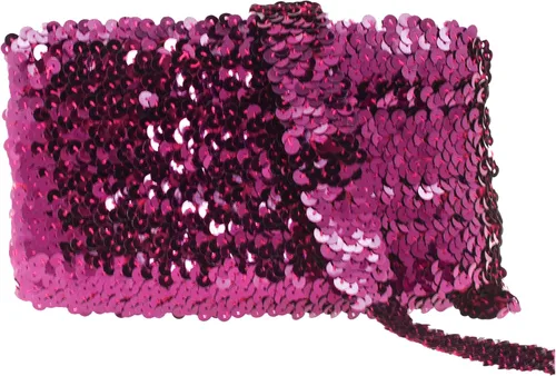Miniatura 17 de Mandala Crafts Cinta elástica de lentejuelas – 1.5 pulgadas, ribete elástico de lentejuelas amarillas para coser diadema de vestido, 10 yardas