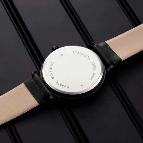 Miniatura 9 de SHENGKE Women Minimalist Watch Ultra Thin Leather Strap Fashion Creative Waterproof Watch