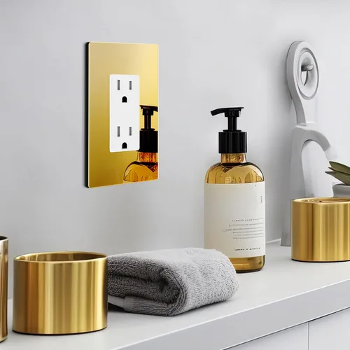 Miniatura 5 de LIDER Placa de pared decorativa, resistente a los impactos, acrílico espejado, plexiglás, acabado reflectante, actualización moderna, cubierta