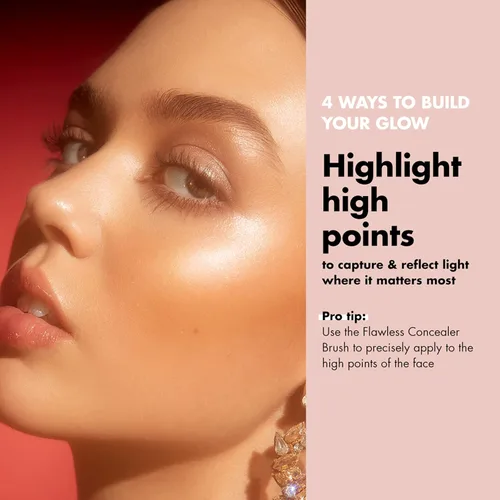 Miniatura 5 de e.l.f. Halo Glow Liquid Filter, potenciador de la tez para un aspecto luminoso y desenfocado, infundido con ácido hialurónico, vegano y libre de 36