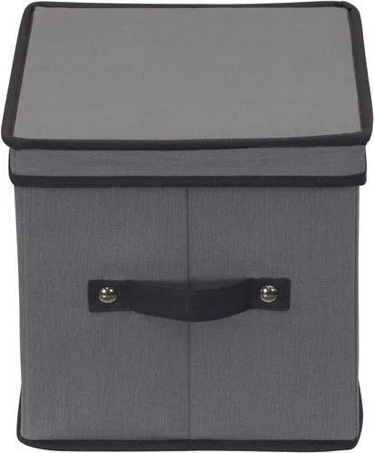 Miniatura 6 de Household Essentials Caja de almacenamiento para copas de champán, 12 compartimentos resistentes, panel frontal con ventana, 2 asas remachadas, caja