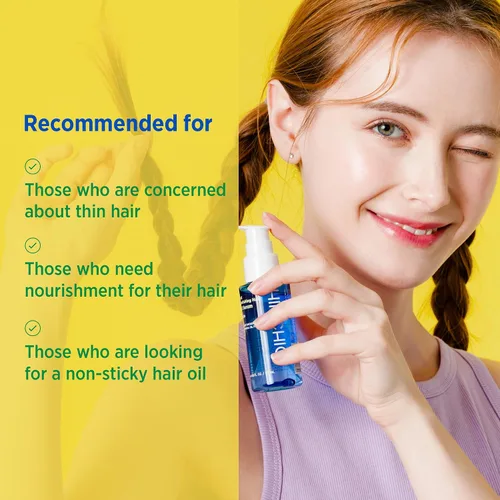 Miniatura 4 de That Nourishing Hair Oil Serum, no tóxico, vitamina B7, biotina, extracto de proteína de leche, aminoácidos de seda, amplia nutrición, cabello más