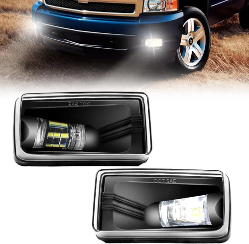 Miniatura 13 de Luces antiniebla compatibles con Chevy Silverado 1500 2500/2001 2002 Silverado 1500HD 2500HD 2500HD 3500/2000-2006 Tahoe Suburban 1500 2500