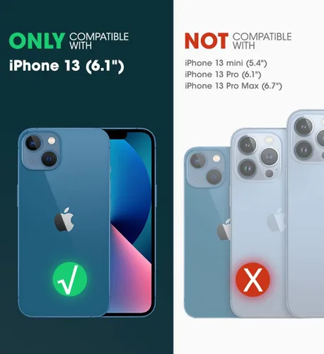 Miniatura 2 de SUPCASE Unicorn Beetle Style Series - Funda para iPhone 13 (versión 2021) de 6.1 pulgadas, funda protectora híbrida transparente prémium (Jasper)