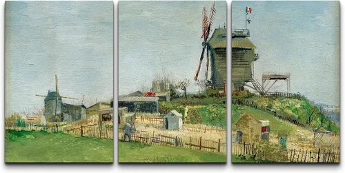 Miniatura 142 de Lienzo decorativo para pared - cuadro con estampado Giclée para decoración del hogar Noche estrellada sobre el Ródano