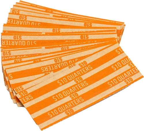 Miniatura 9 de Conjunto de Envoltorios Planos a Rayas para Monedas 100