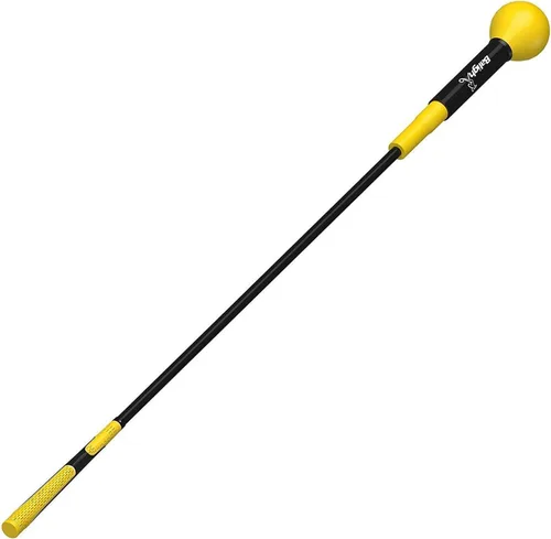 Miniatura 8 de Entrenador de swing de golf de 48 pulgadas/40 pulgadas, palo de calentamiento para fuerza, flexibilidad, entrenamiento de tempo, ayuda de práctica