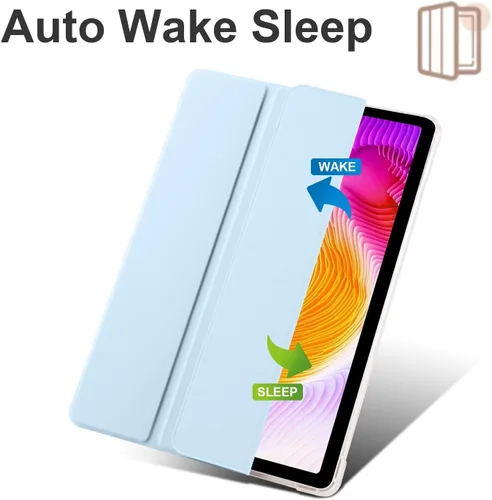 Miniatura 2 de Funda inteligente para Xiaomi Mi Pad 6/Mi Pad 6 Pro de 11 pulgadas, funda de piel sintética con función de reposo/encendido automático inteligente
