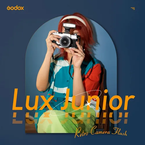 Miniatura 5 de Flash Godox Lux Junior para Canon/Sony/Fujifilm/Nikon/Panasonic/Olympus, GN12 con 7 niveles de potencia de flash, control óptico S1/S2, flash