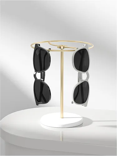 Miniatura 8 de Sunglasses Holder Stand 360 Rotating, Eyeglasses Display Rack,Eyewear room Tabletop Glasses Storage Organizer (Acrylic, Round)