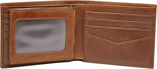Miniatura 5 de Fossil Mens Ryan Leather RFID-Blocking Bifold Passcase Wallet with Removable Card Case