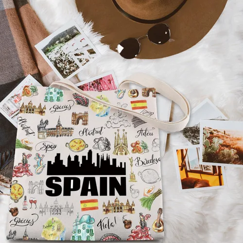 Miniatura 6 de Ensianth e España Travel Tote Europeo Vacaciones España amante Carrier