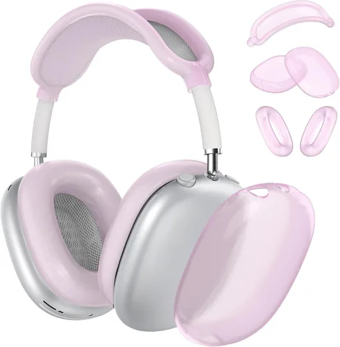 Miniatura 21 de Funda rígida para AirPods Max con modo de sueño, funda de transporte para auriculares con almohadillas de silicona para AirPods