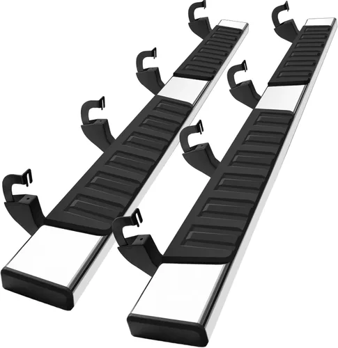 Miniatura 13 de COMNOVA - Estribos de 6 pulgadas compatibles con Chevrolet Colorado/GMC Canyon Crew Cab 2015-2026, estribos y escalones para Colorado (negro)