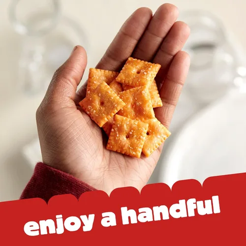 Miniatura 7 de Cheez-It Galletas de queso, galletas horneadas, aperitivos para el almuerzo, originales (40 paquetes)